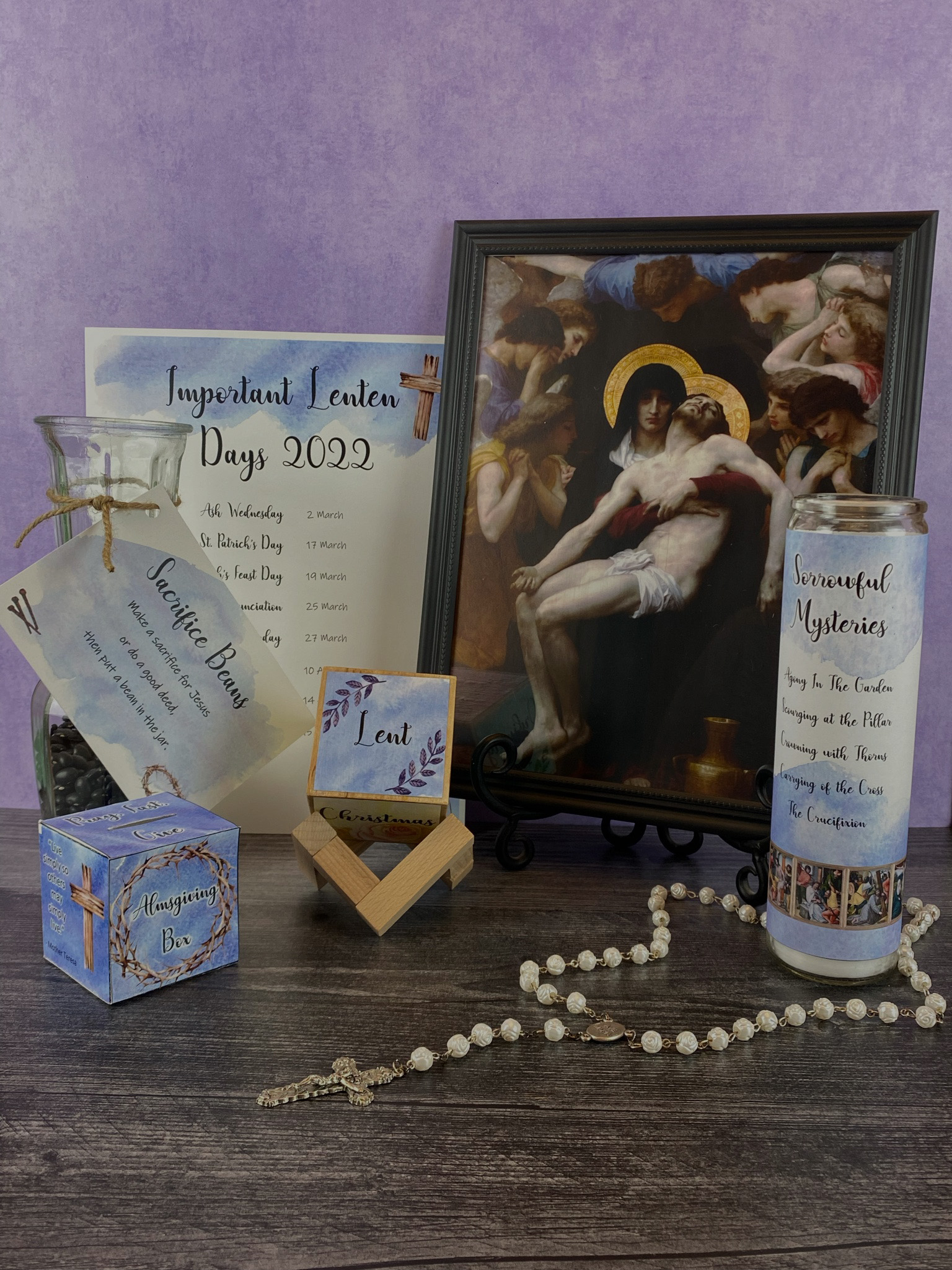 March 2022 Home Altar Pieces