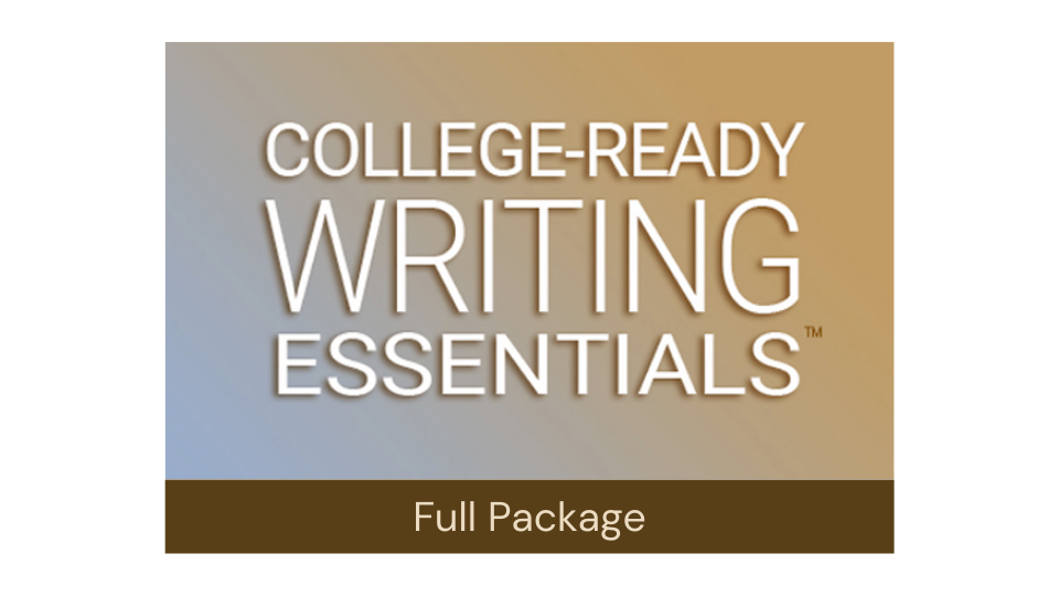 College-Ready Writing Essentials (Homeschool) Full Package Logo