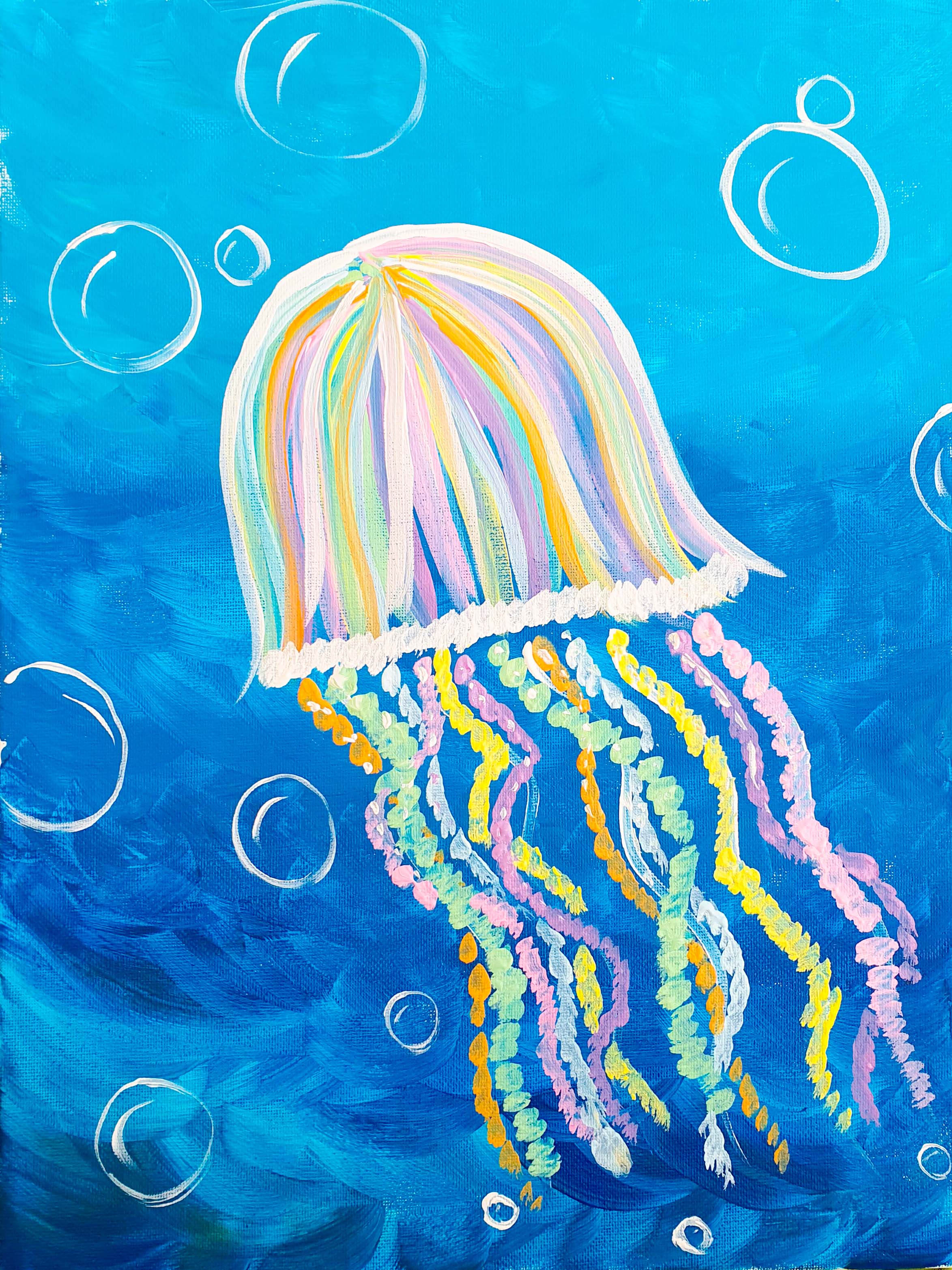 Kids Jellyfish | Bubbles and Brushes