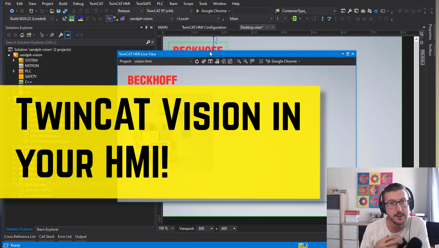 TwinCAT Vision in your HMI