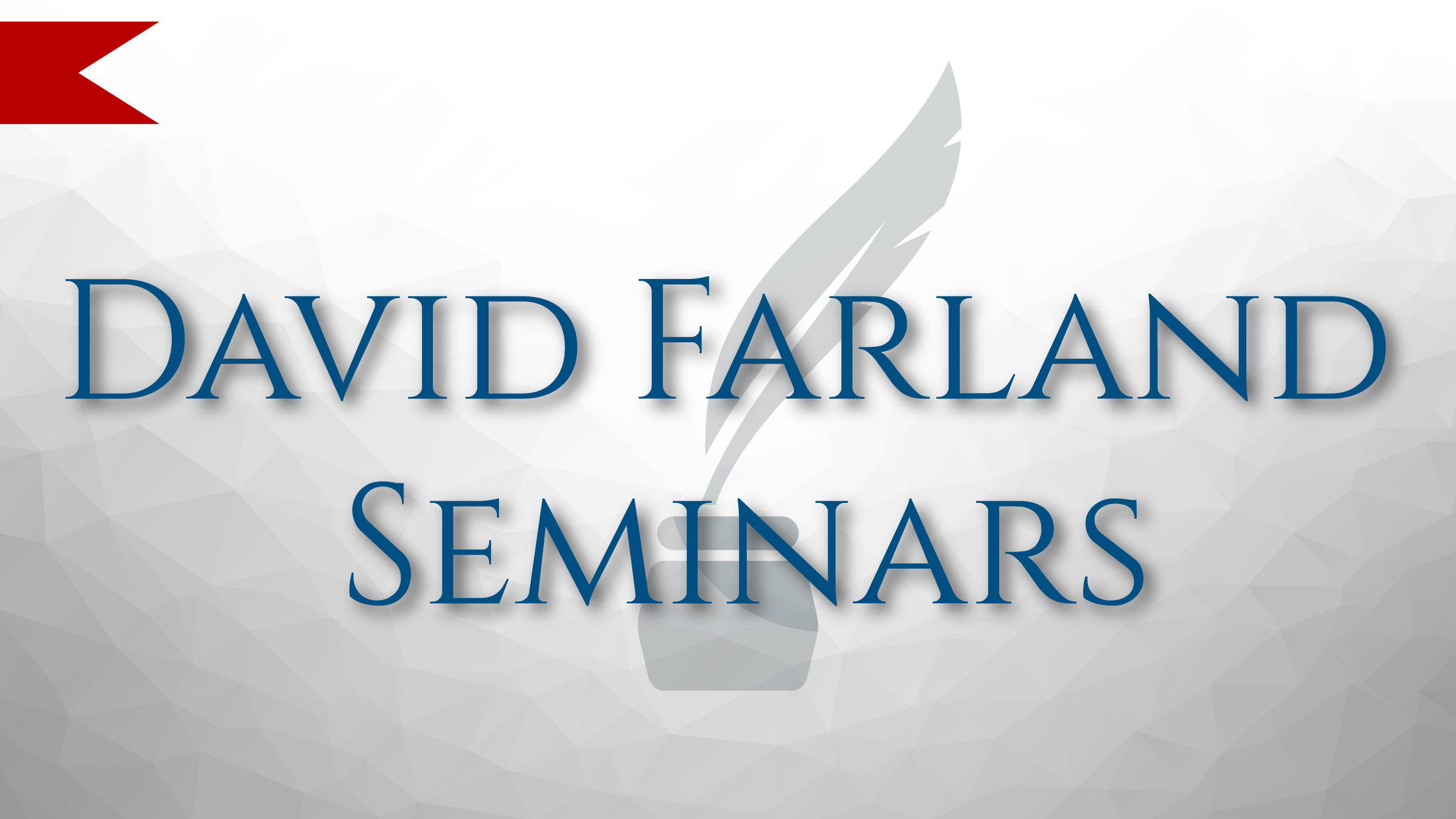 David Farland Seminars