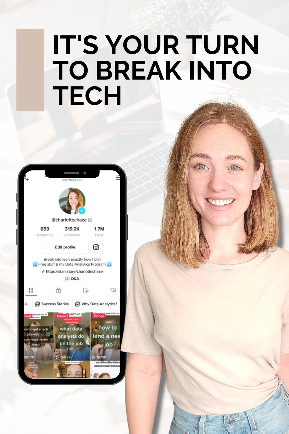 Charlotte Chaze Break Into Tech with Data Analytics Break Into