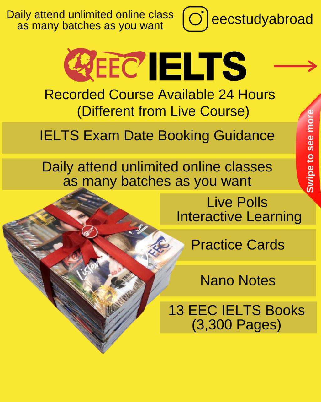 New EEC IELTS Online Course EEC ONLINE COURSES 2022