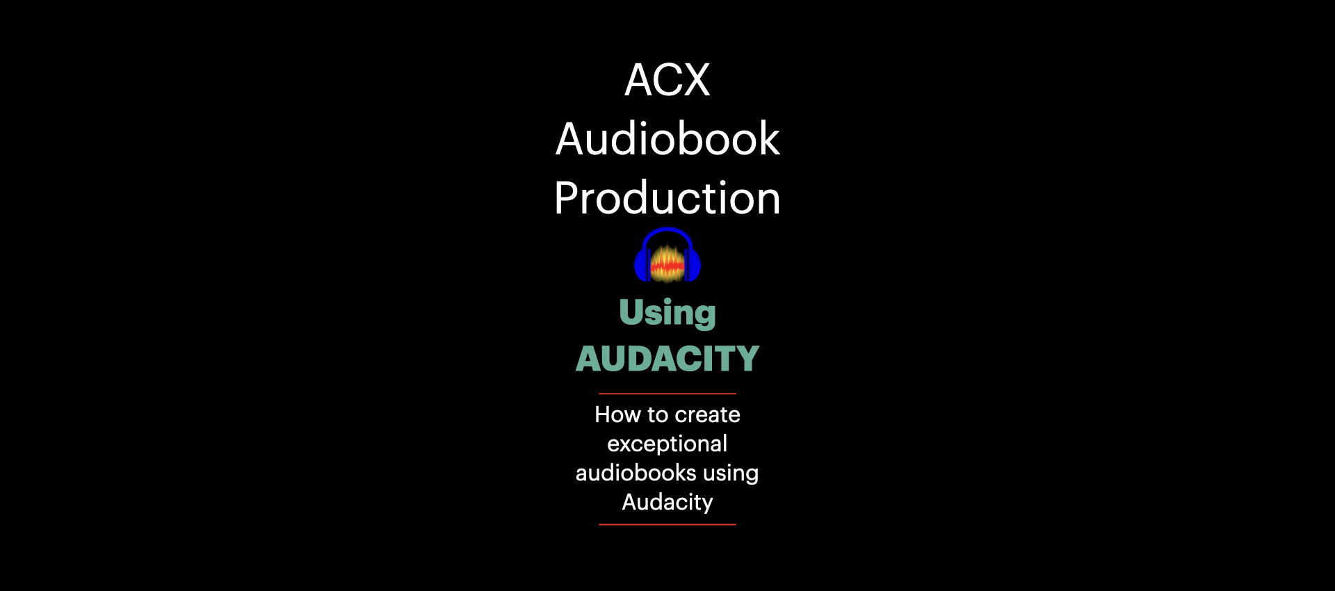 ACX Course Header Image