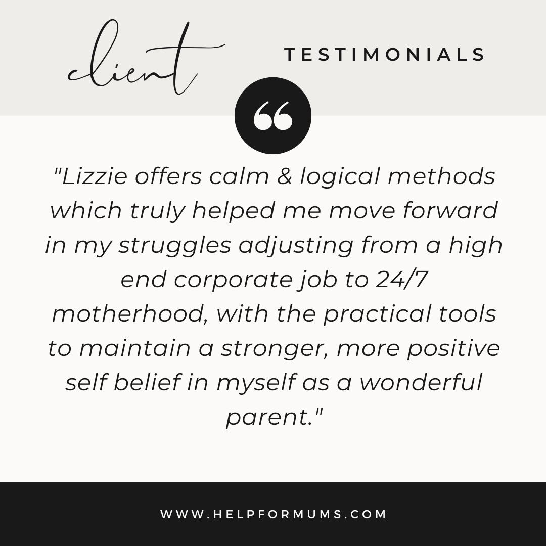 mum burnout course testimonial