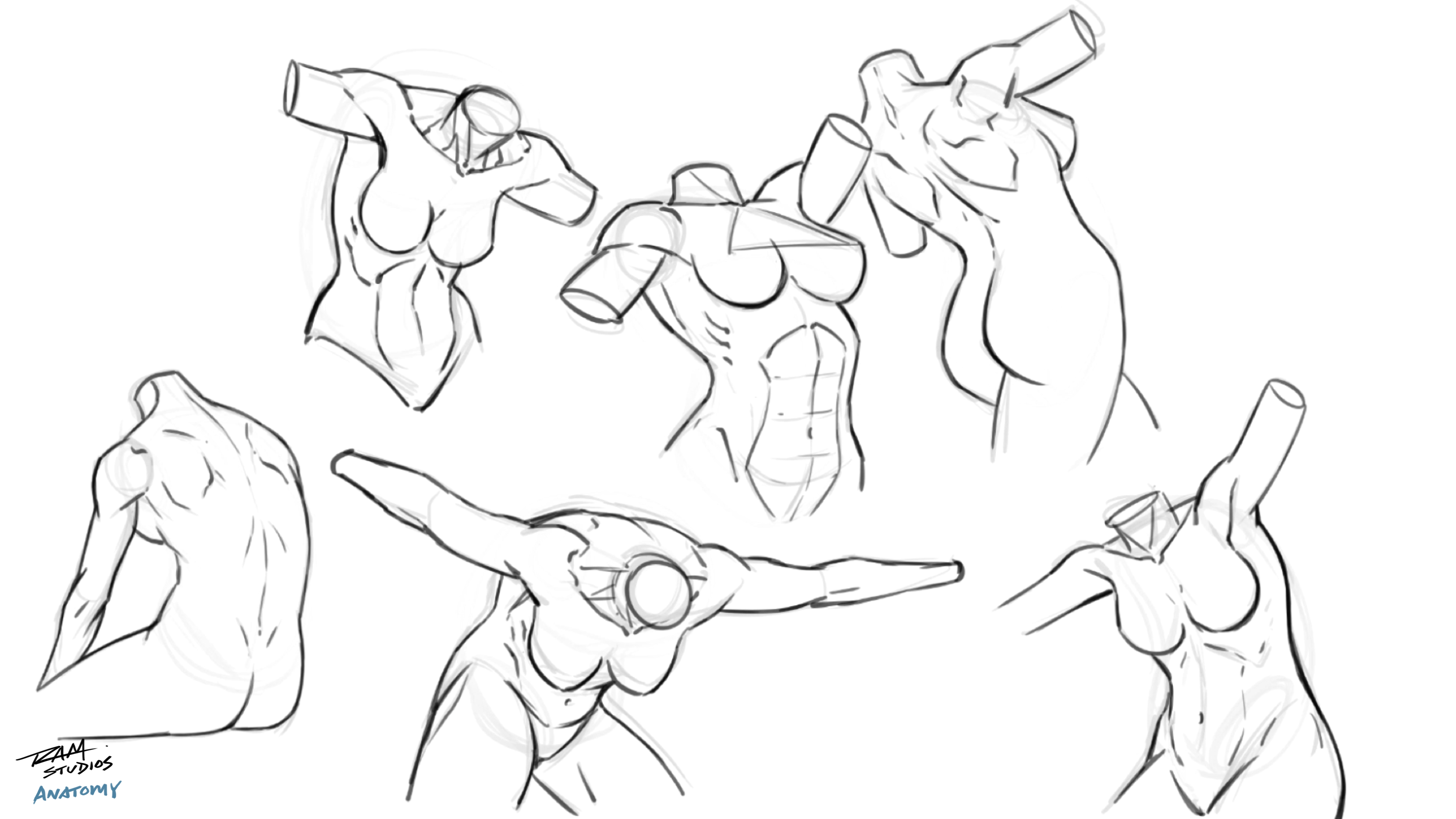 Ram Studios Comics: Drawing Hand Poses by Robert Marzullo