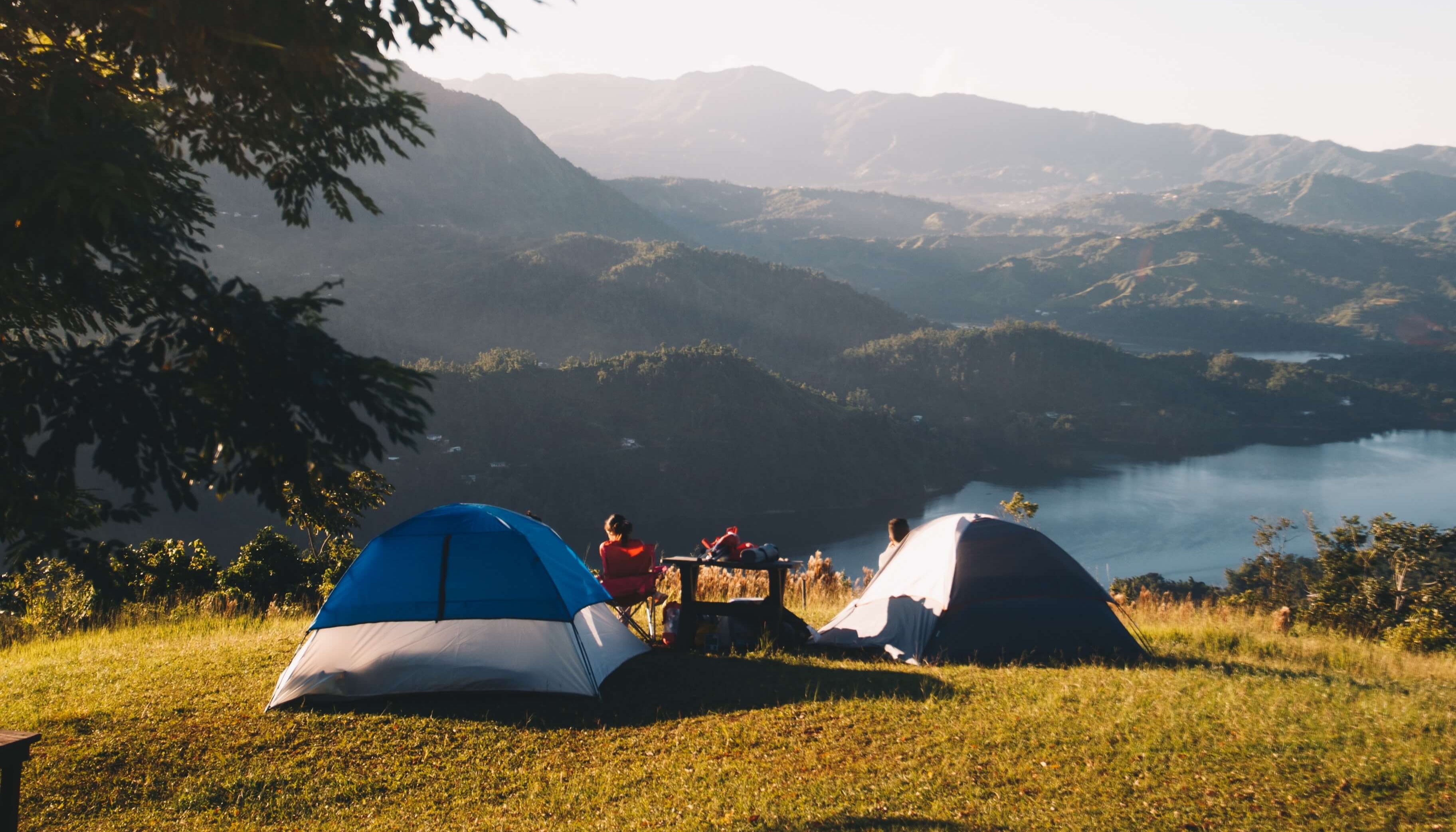 camping outdoors