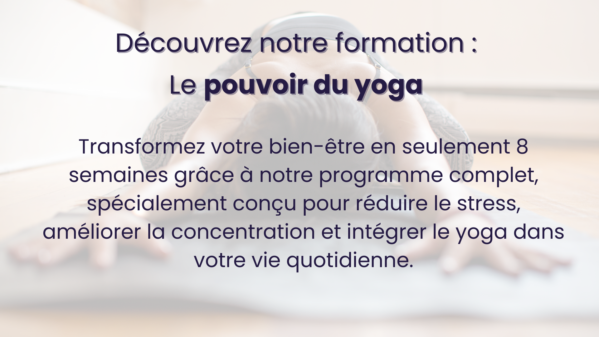 yoga et gestion du stress