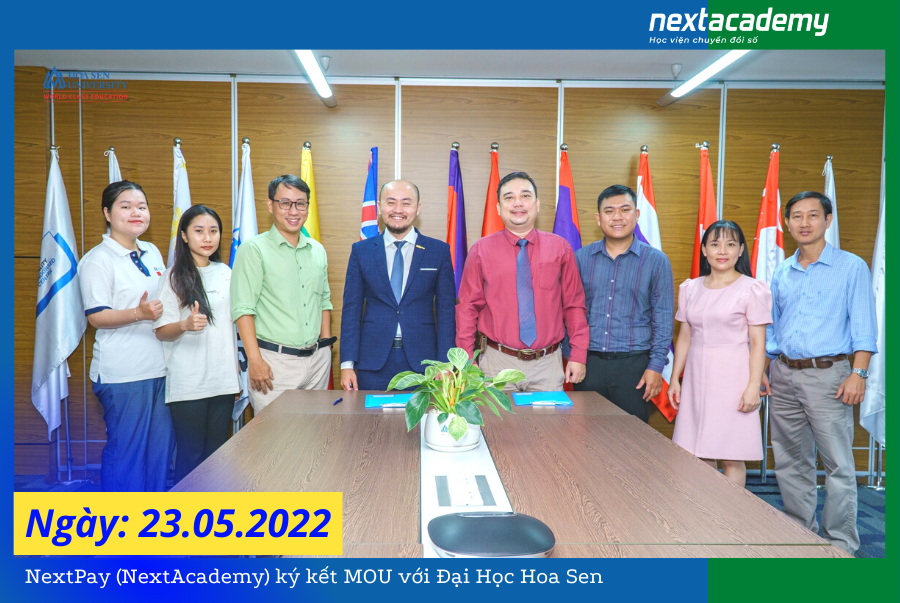 NextPay (NextAcademy) ký kết MOU với Đại Học Hoa Sen