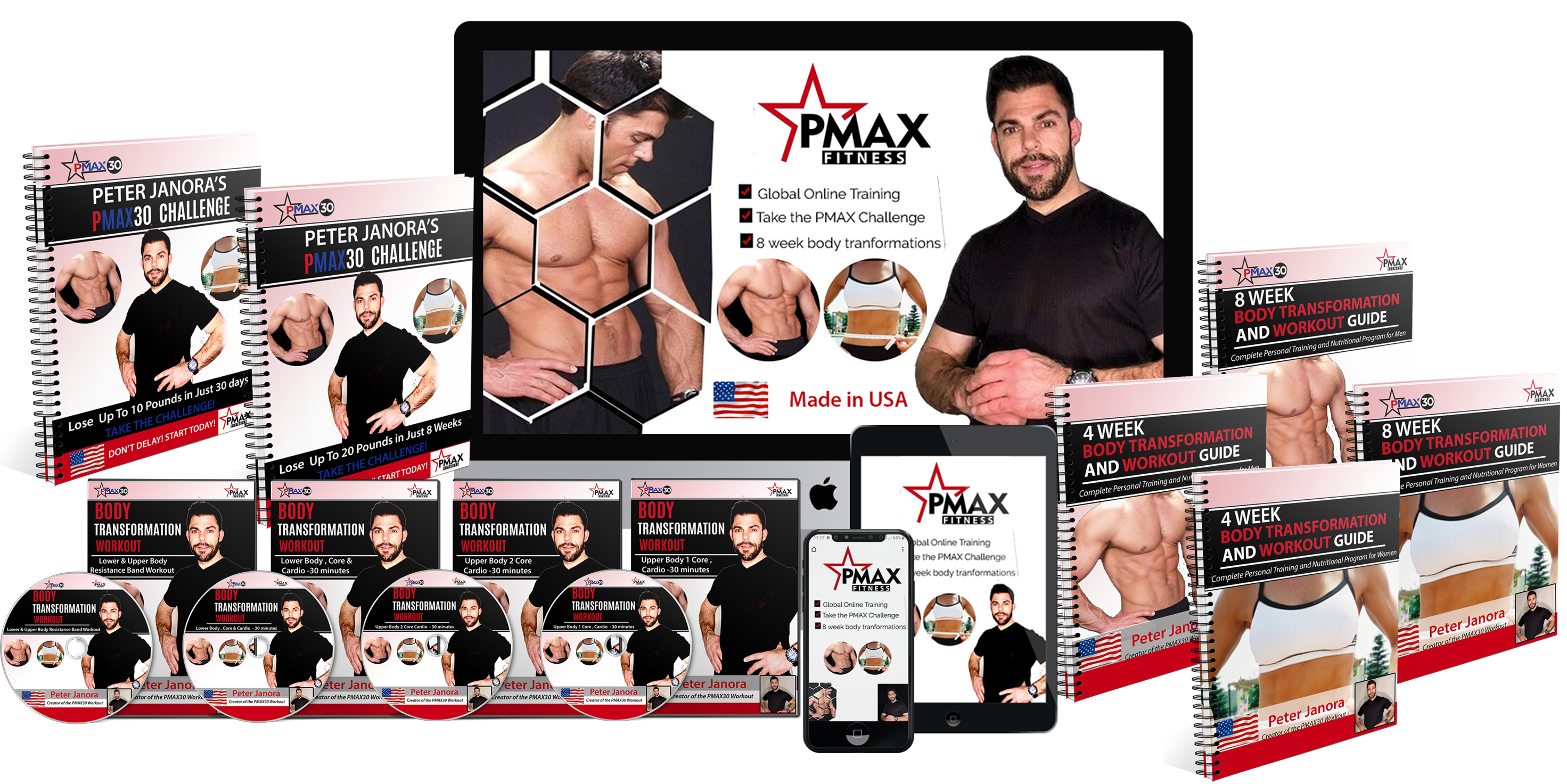 PMAX  8 Week Total Body Transformation System