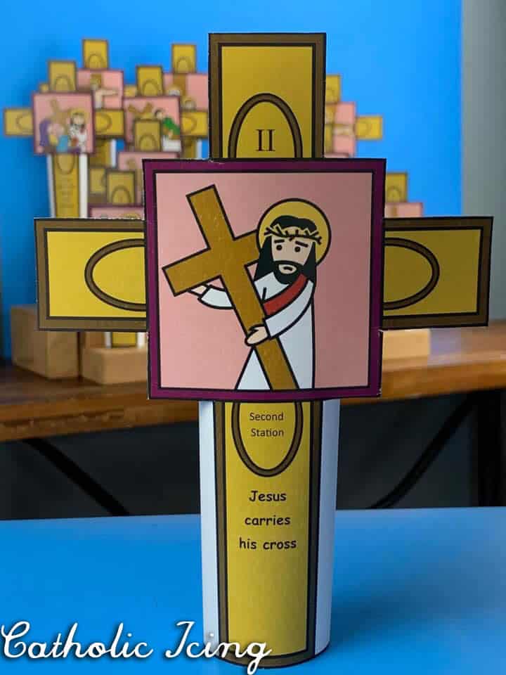 Stations of the Cross Stand-up Statue Craft